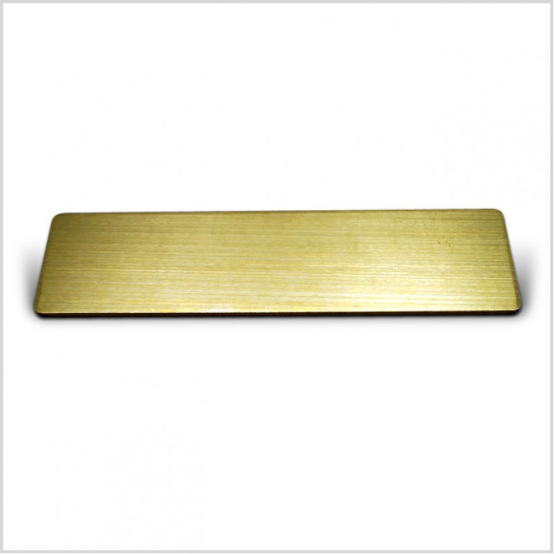 Solid brass name tags